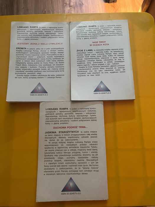 T.LOBSANG RAMPA, życie z lama, eremita, jaskinia starożytnych