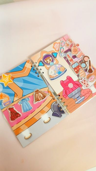 Альбом книга гра на липучках Балерина капучіна Ballerina cappuccino