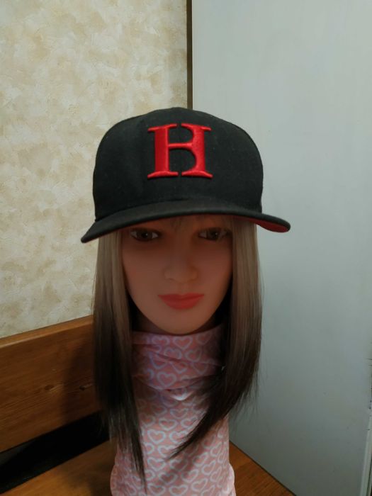 Бейсбольная кепка с буквой H, New Era 59Fifty Fitted Hat обсяг 57-59см