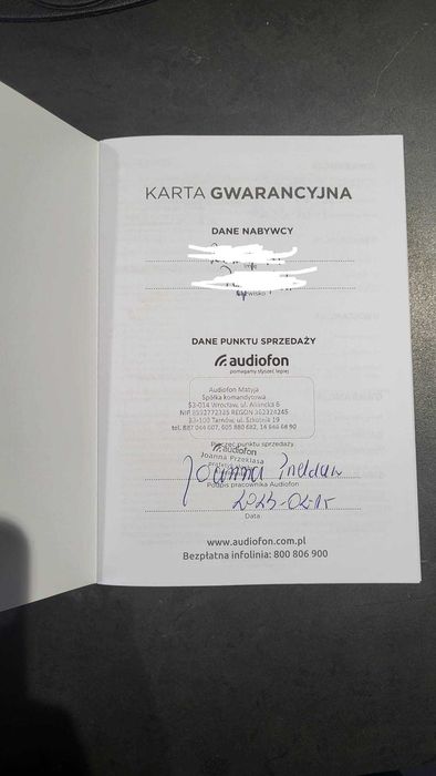 Aparat słuchowy WIDEX EVOKE 110 E1-FP BTE-Nowy (gwar. do 14.02.2026)