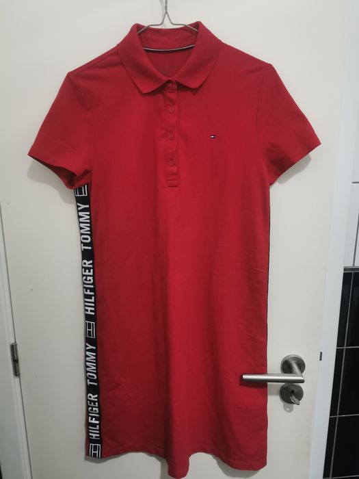 Vestido vermelho tommy hilfiger S