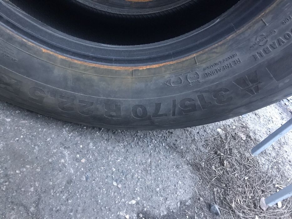 Шини вантажні колеса 315/70 R22,5  руль Тяга