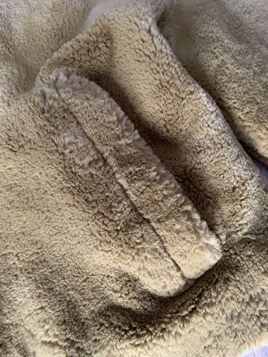 Sztuczne Futerko Zara, kolor musztardowy