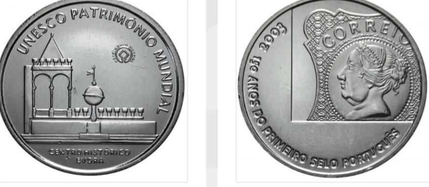58  moedas de 5 euros portuguesas