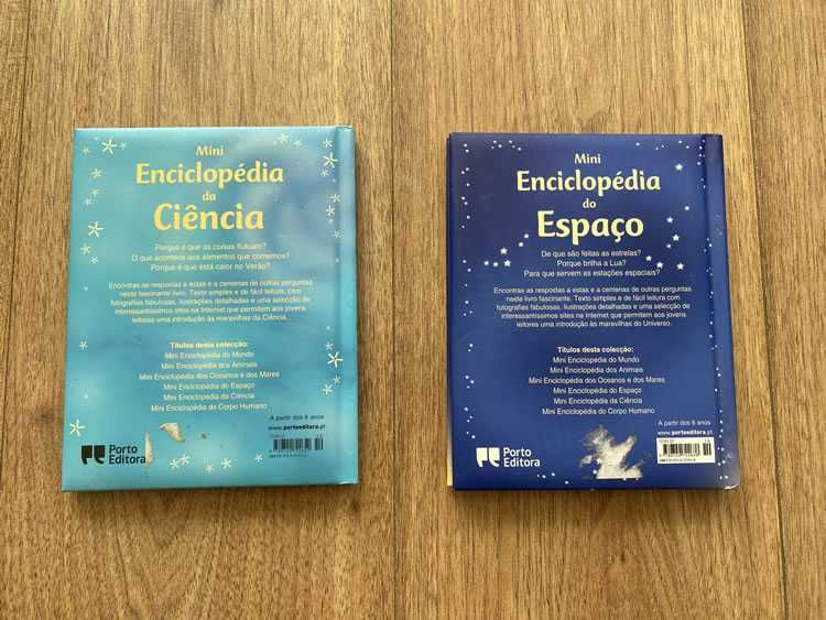 Conjunto de Livros | mini enciclopédia da ciência e do espaço