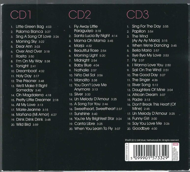 3 CD George Baker Selection - Best Of 3CD (2012) (EMI Music) Digipak