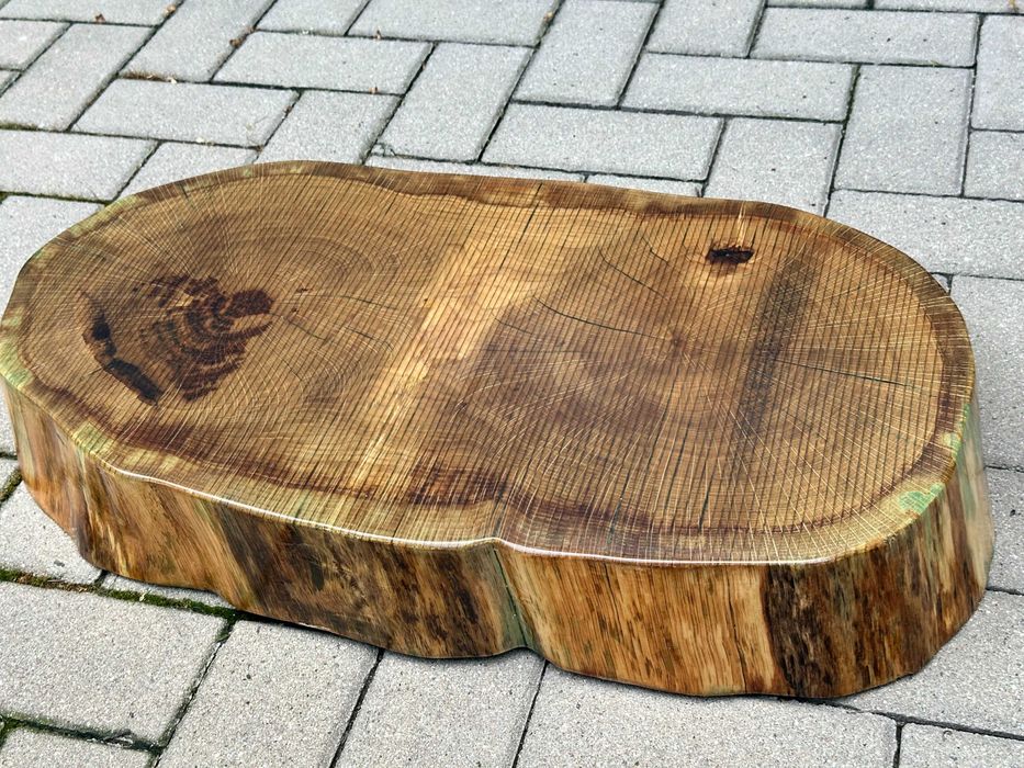 Nowoczesne loftowe stoliki z drewna dębowego - wykonane ręcznie.