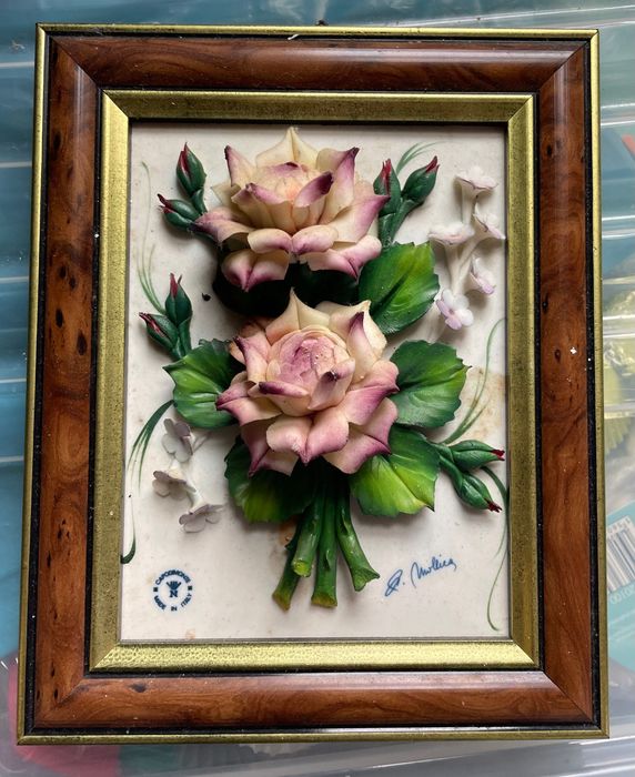 Quadro Porcelana italiana Capodimonte