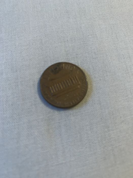 Moeda de one cent USA. 1975