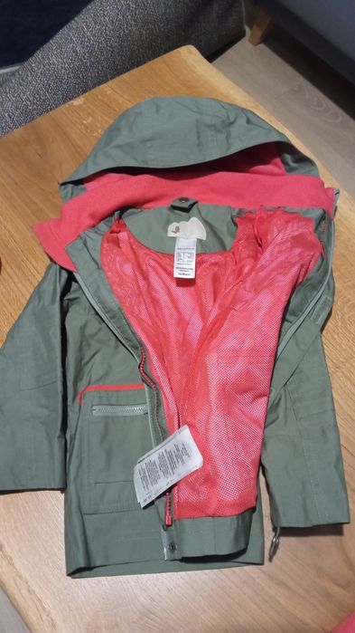 Kurtka 2w1 dla 3 latki Decathlon Quechua 90-98 super stan