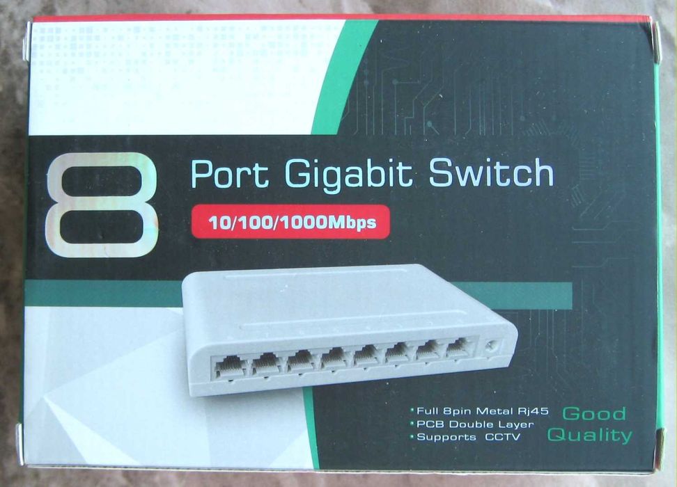 Коммутатор Gigabit Switch DBIT 1008G, 8*1000Mbps