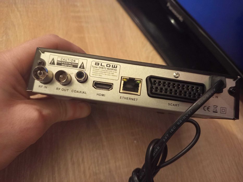 Nowoczesny dekoder tuner DVB-T2