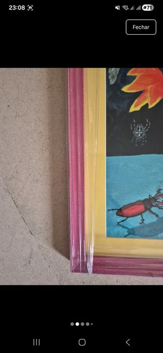Ilustração em quadro