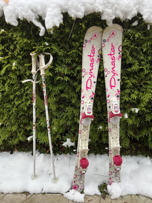 Narty 110 cm+ kijki