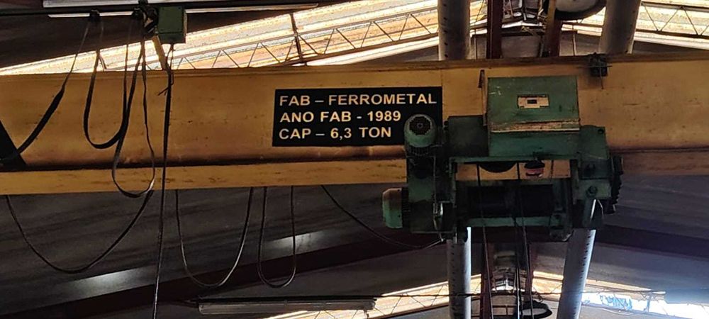 Ponte Rolante, monoviga de 6,3 Ton