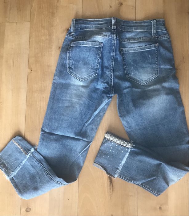 Spodnie jensowe damskie rozm. S/36