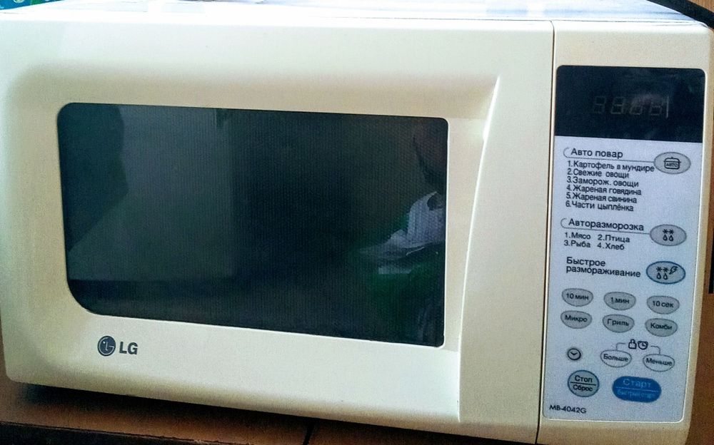 Микроволновка с грилем рабочая LG микроволновая печь мікрохвильовка