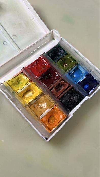 Акварель зхк 12 кольорів