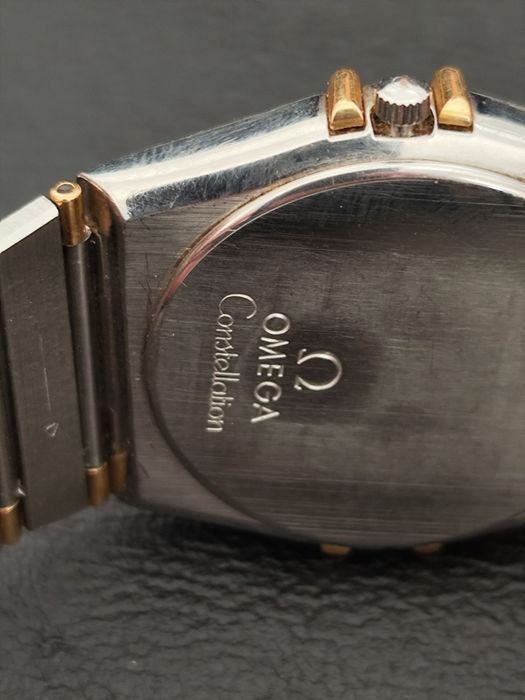 Relógio Omega Constellation Homem Ouro 18K/aço.TOTALMENTE POLIDO 26/07/2026(300 euros)