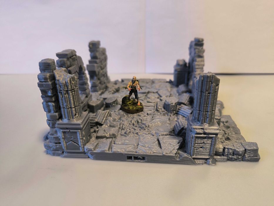 Zrujnowana droga prosta s3 (Lost City) RPG D&D Diorama Makieta