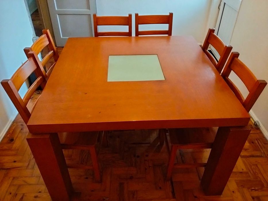 Mesa Sala de Jantar + 6 Cadeiras