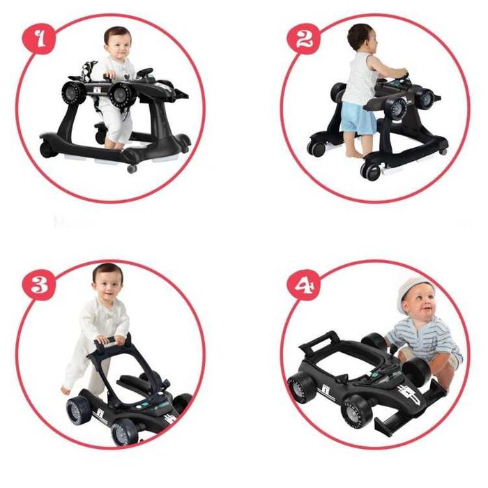 Детские ходунки каталка трансформер 4-в-1!