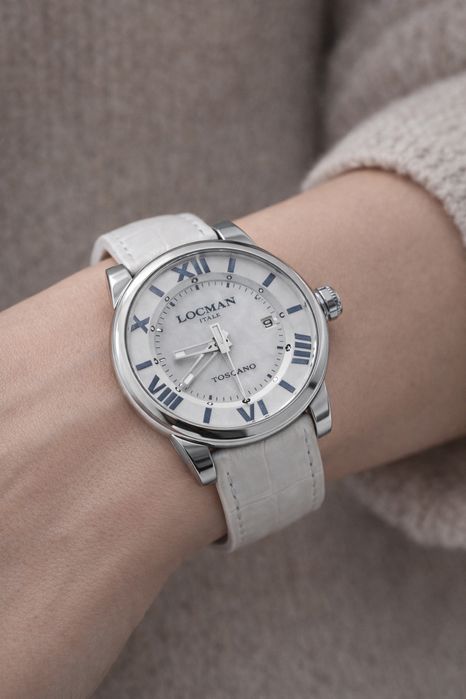 Locman Toscano Automatic – damski zegarek, szafir, nowy