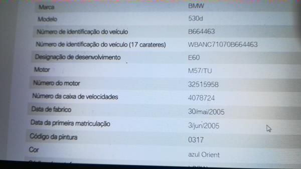 Motor completo BMW 5 (E60)