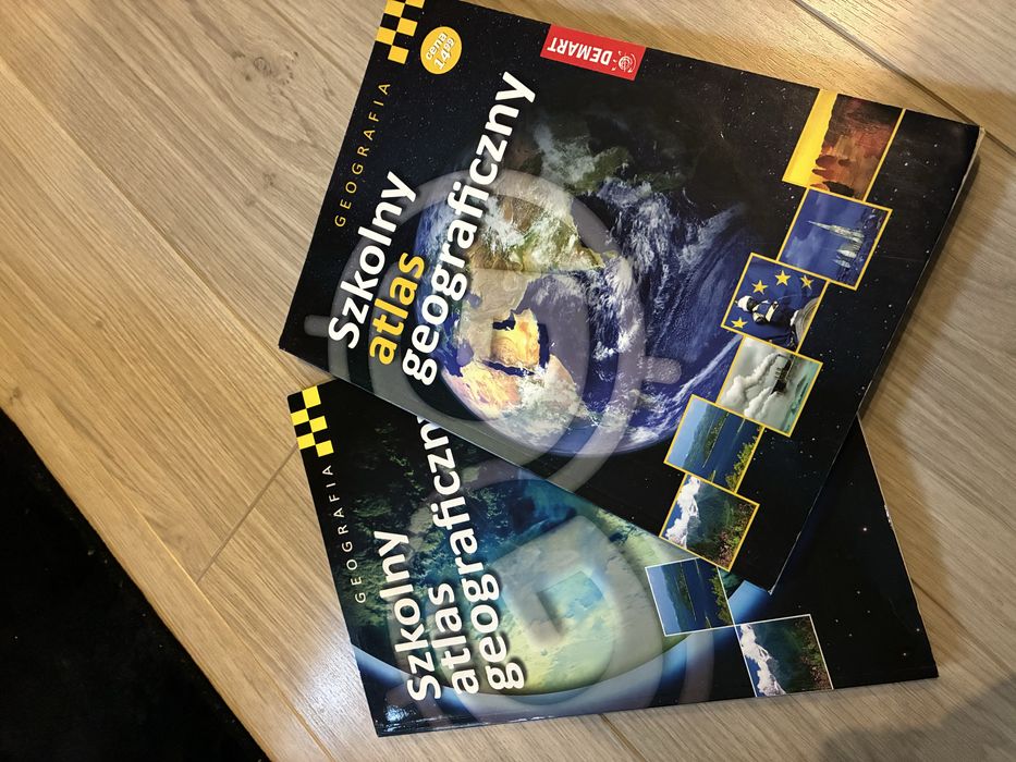 Szkolne atlasy geograficzne 2szt.