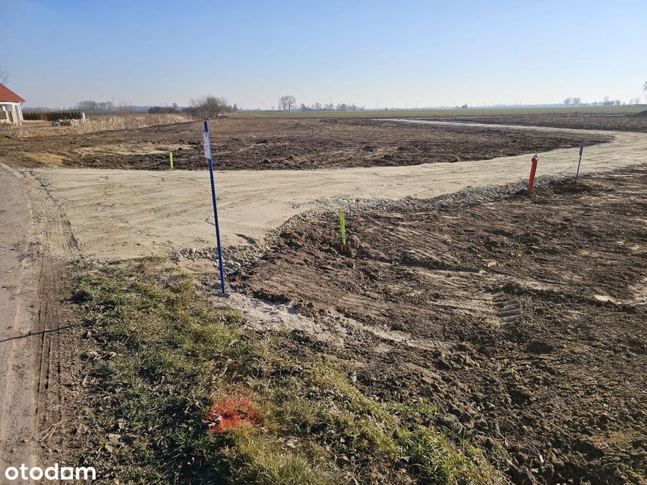 działka budowlana 10 ar Domaniów, warunki zabudowy