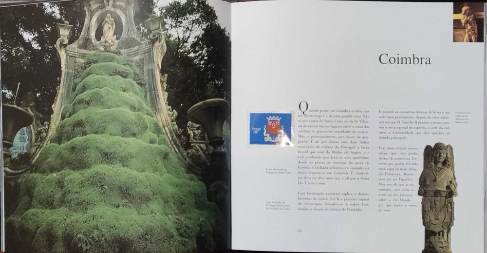 Livro "A Memória das Cidades" Edição CTT (inclui selos)