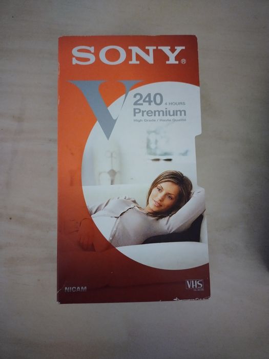 Cassetes VHS SONY premium 240 excelente estado