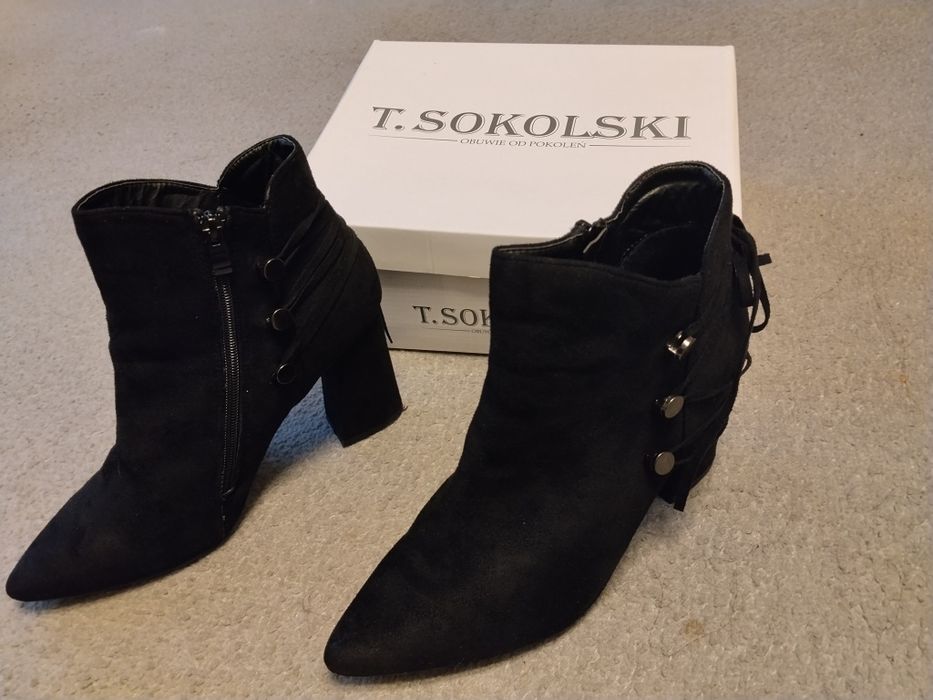 Botki damskie rozmiar 40. T.Sokolski