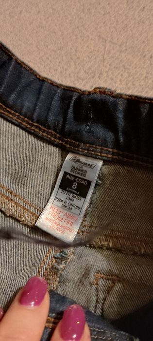 Spodnie jeansowe r 128