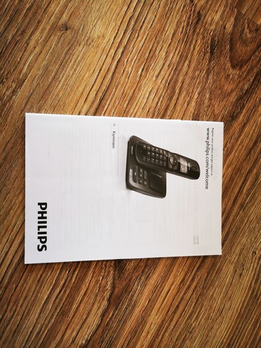 Telefon Bezprzewodowy PHILIPS CD175 - Uszkodzony.