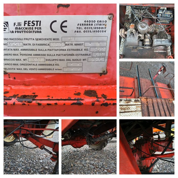 Platforma sadownicza samojezdna F.lli Festi