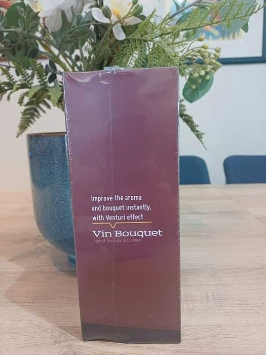 Decantador de Vinho Vin Bouquet com Base e Filtro (NOVO em Caixa)