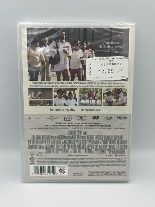 DVD - King Richard: Zwycięska rodzina - nowa folia
