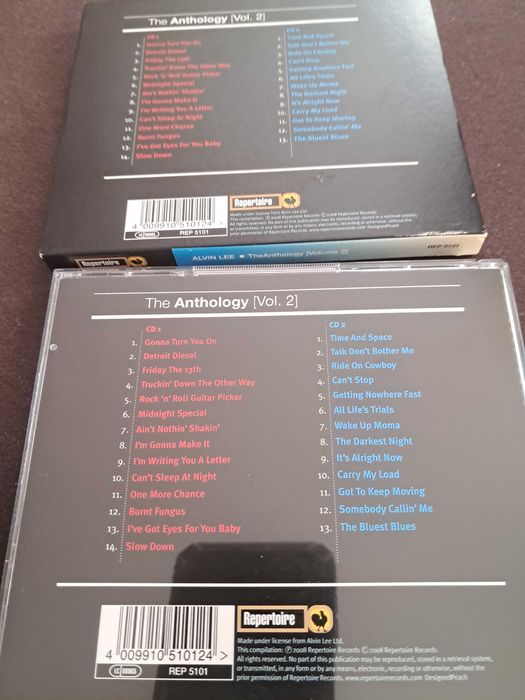 Alvin Lee - The Anthology vol.1 i vol.2 razem 4 CD