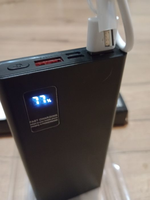 PowerBank 10000mAh, 22,5w- Szybkie Ładowanie/Fast Charge+ kabel Type-C