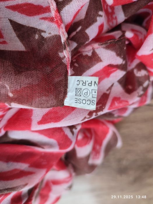 Duży szal z 100% viscosy