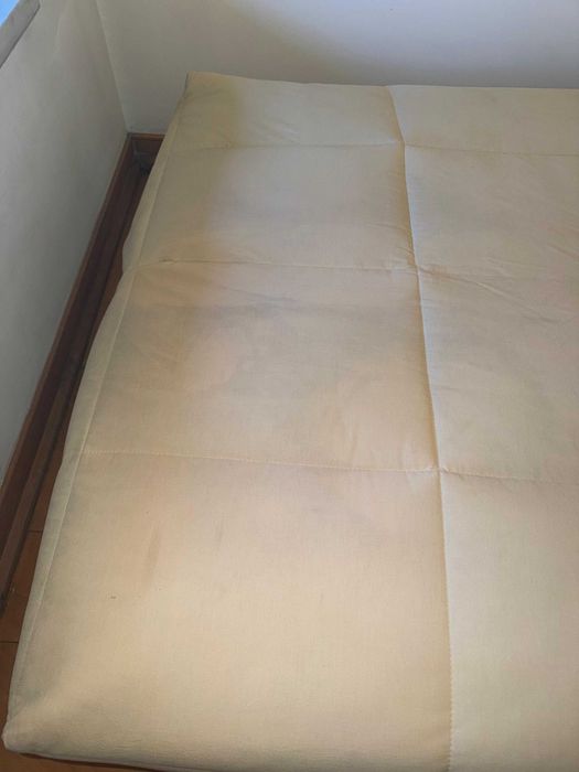 Sofá-cama 190x90cm – confortável e funcional (com capa incluída)