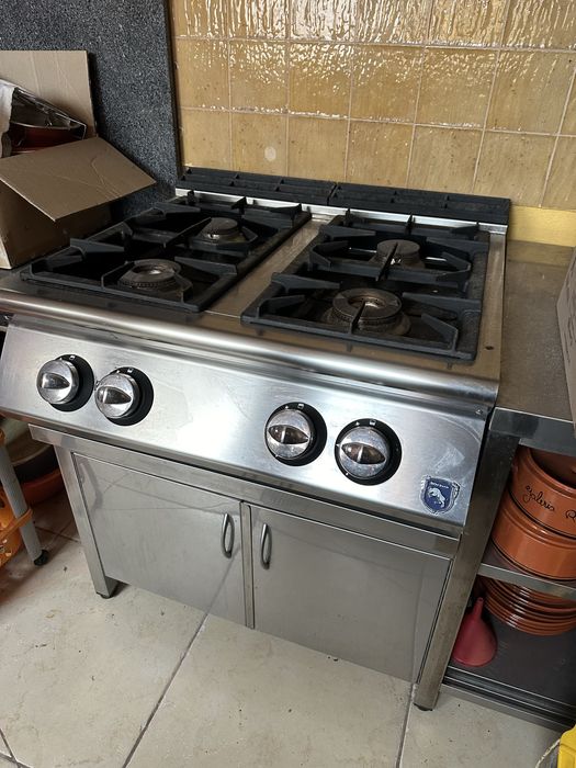 Fogão industrial 4 bicos - com movel - Virtus