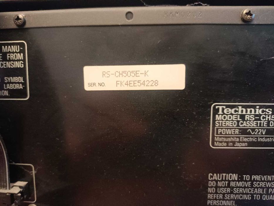Technics wieża CH-505 + pilot