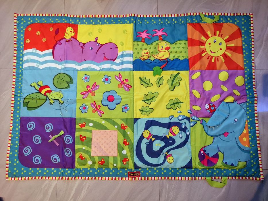 Mata  Gigant, edukacyjna, do raczkowania Tiny Love