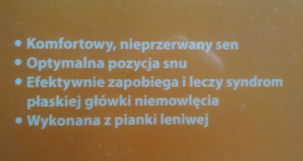 Poduszka Profilowana do snu (NOWA)