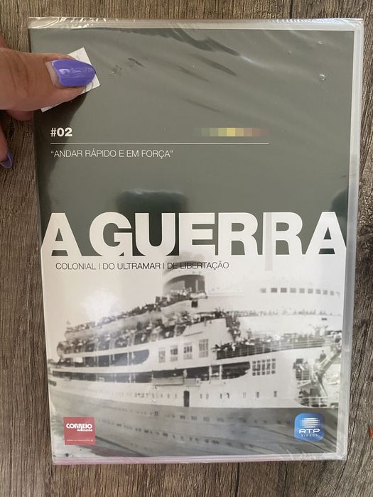 4 dvds sobre a guerra ultramar e casablanca