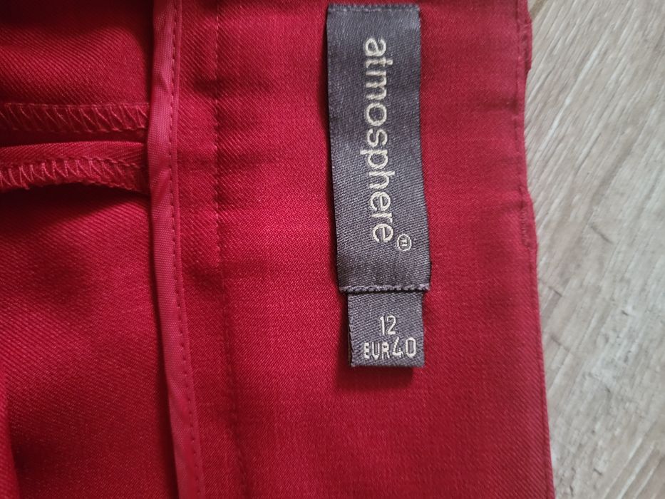 Garnitur damski bordowy 42 nowy Atmosphere
