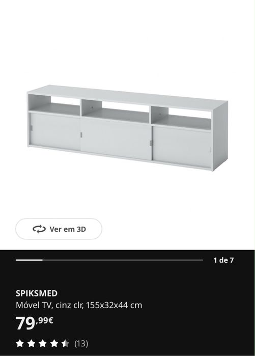 Móvel TV Ikea Spiksmed