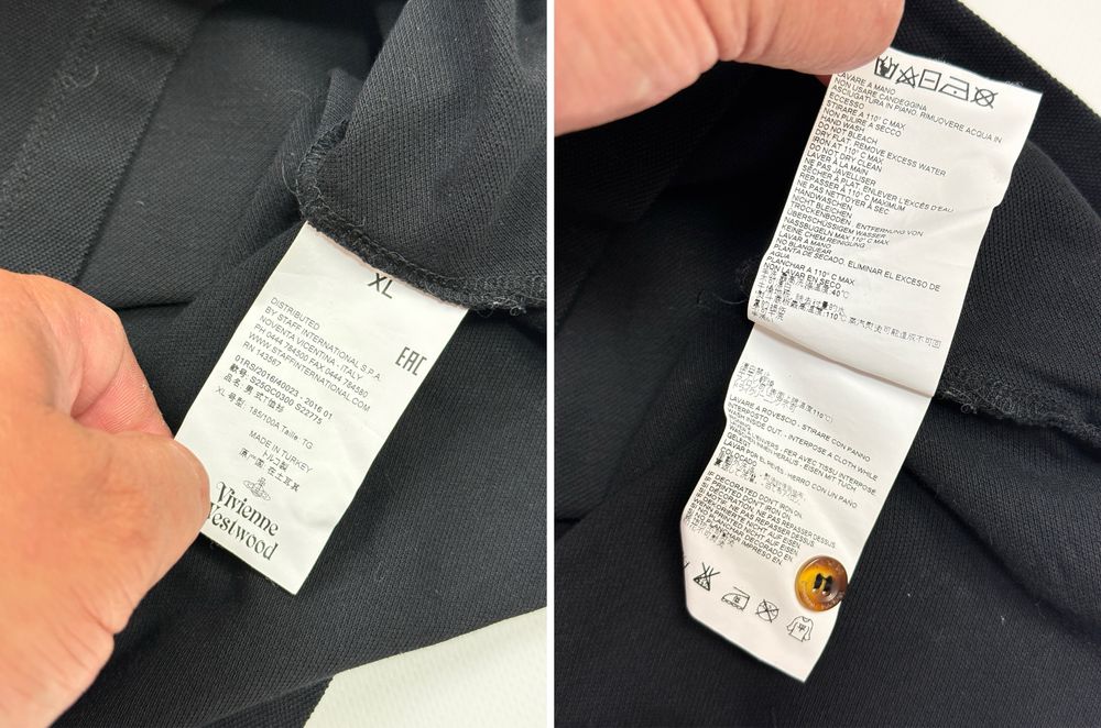Поло футболка рубашка Vivienne Westwood MAN Classic Basic Piquet Polo Shirt size M, L